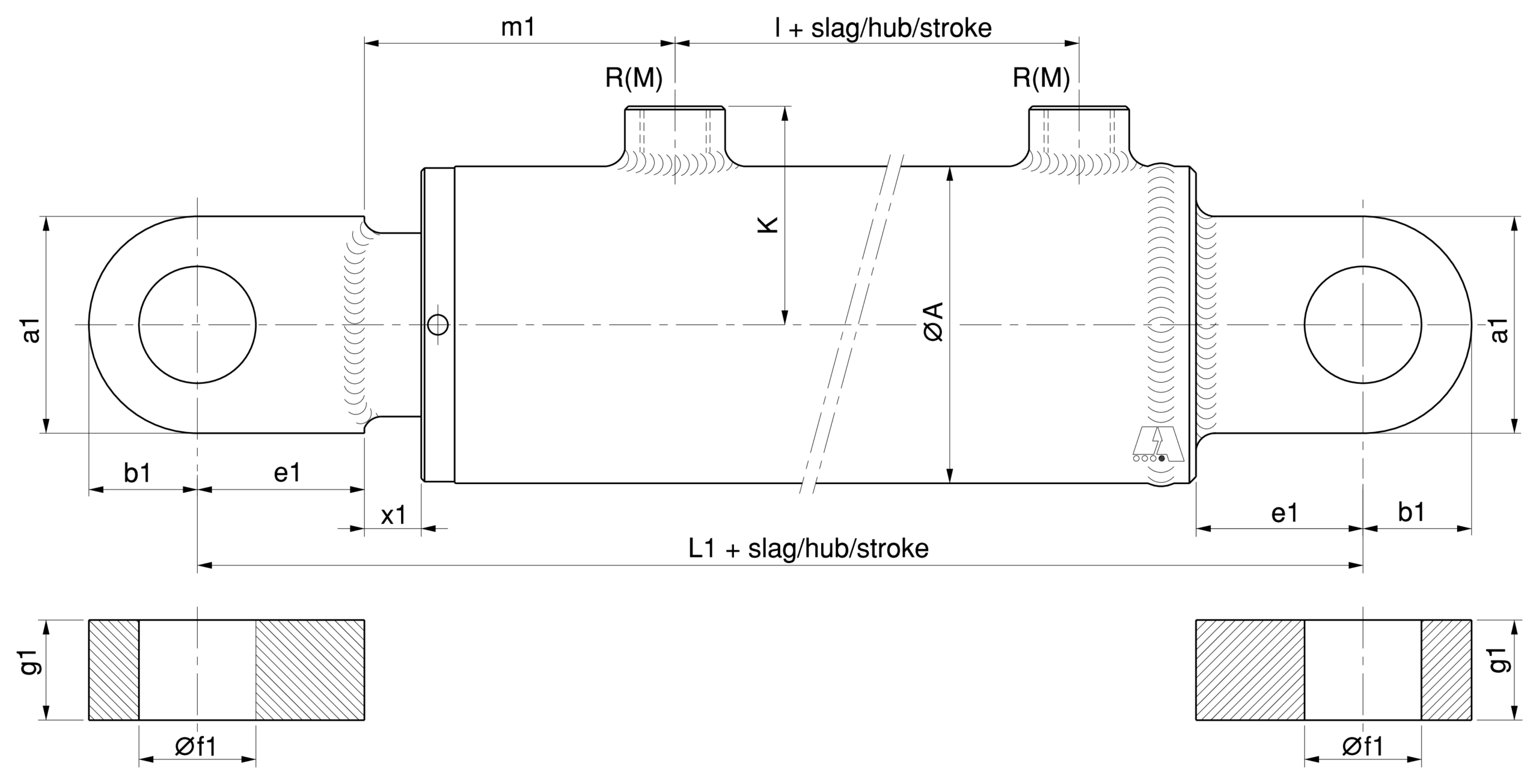 Maattekening ACDA (uitvoering A)